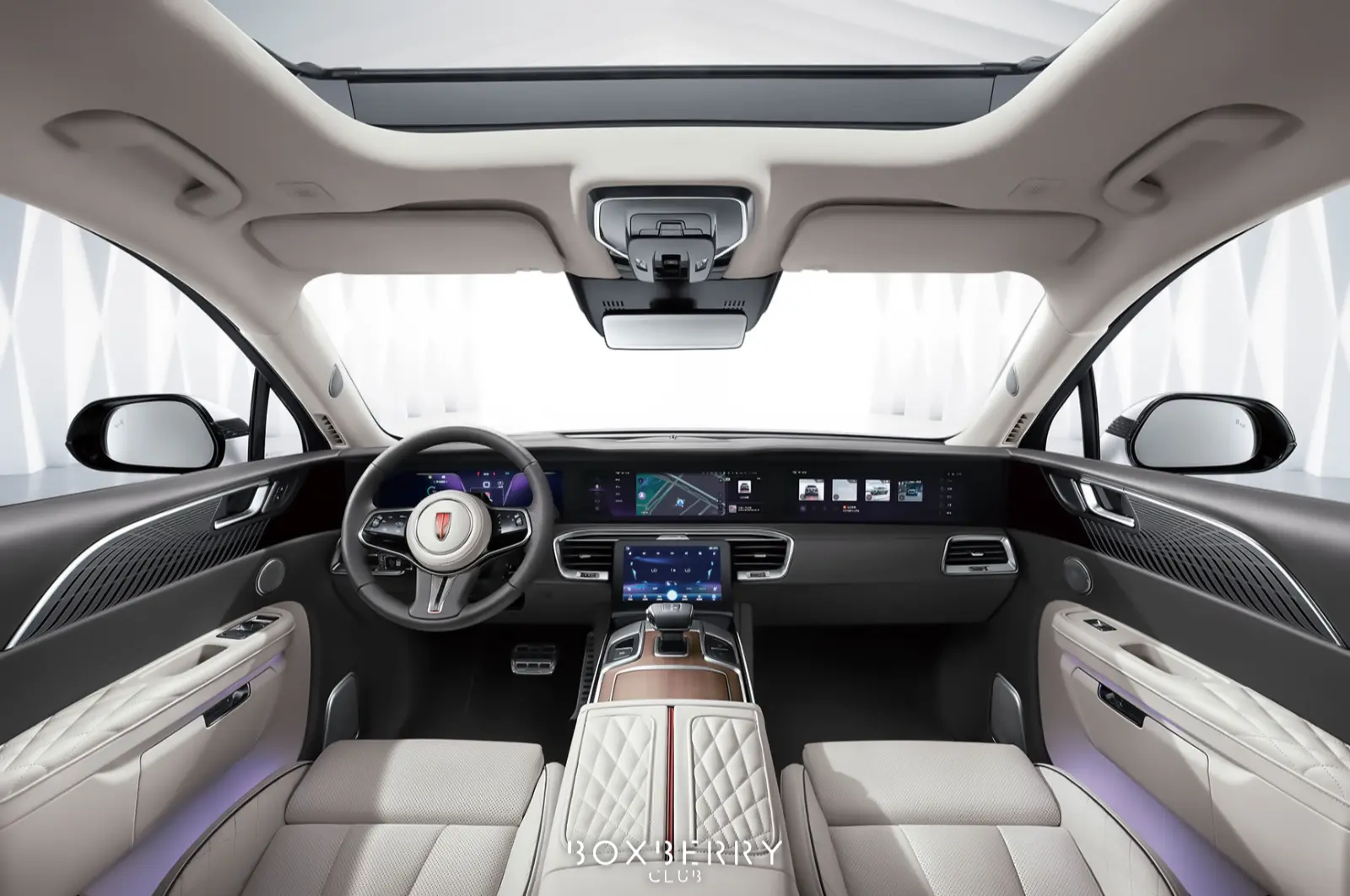 HONGQI E-HS9 | BOXBERRY САЛОН АВТОМОБИЛЯ