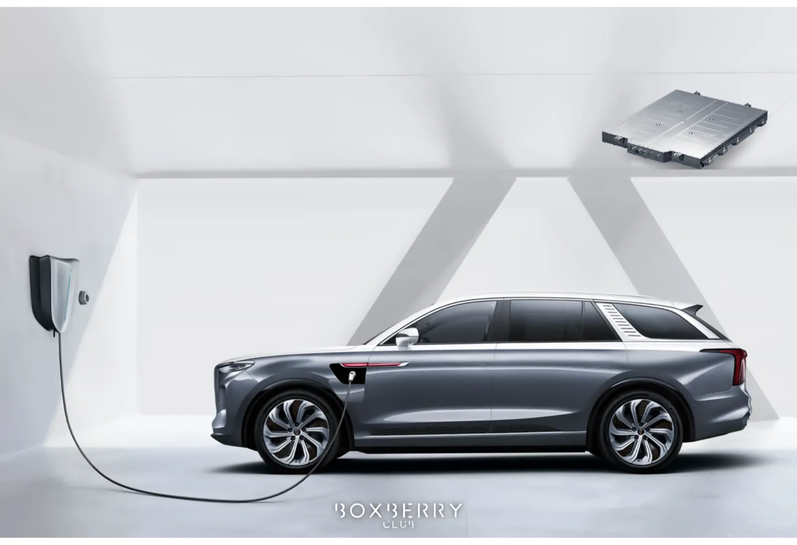 HONGQI E-HS9 | РАСПОЛОЖЕНИЕ БАТАРЕИ В АВТОМОБИЛЕ